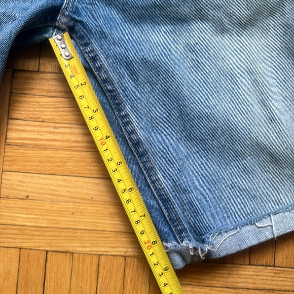 Levi’s Strauss & Co 511 Cutoff Shorts Size 33 Blue Jeans Red Tab - Picture 11 of 12